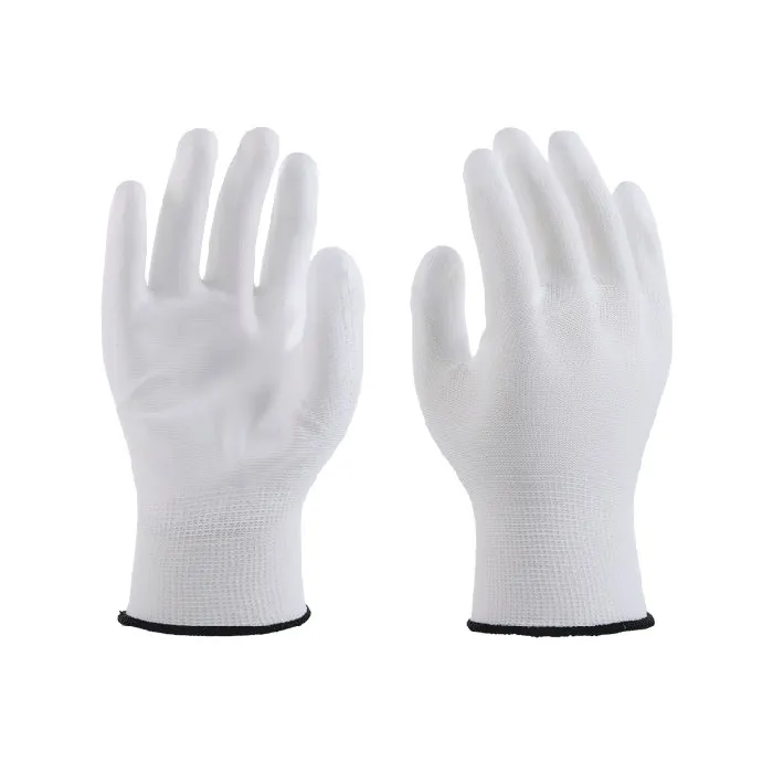 White PU Gloves